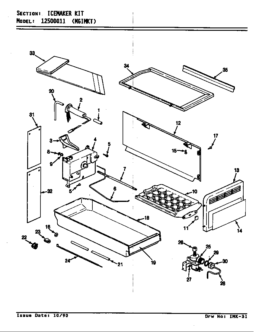 Ice maker kit