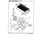 Magic Chef RB19KN-1AL/AG52A unit compartment & system diagram