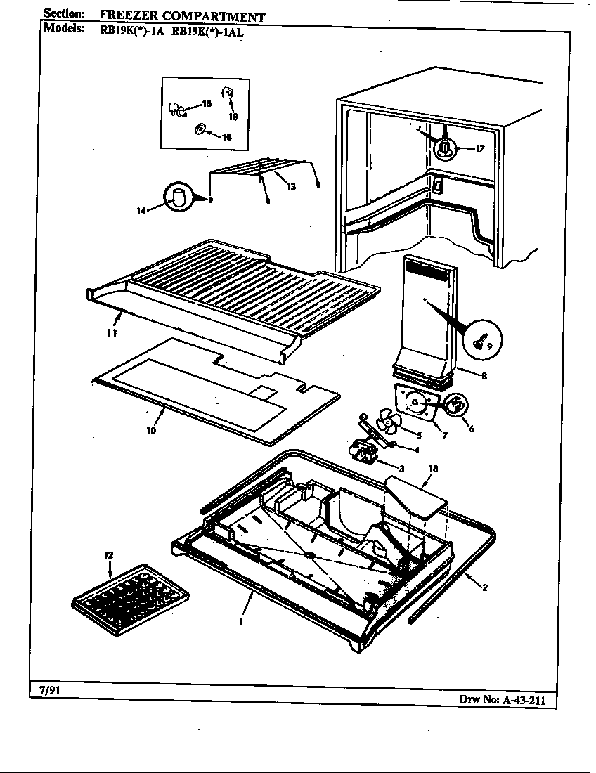Freezer compartment
