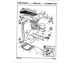 Magic Chef RB17HA2AFL/9B54A unit compartment & system diagram
