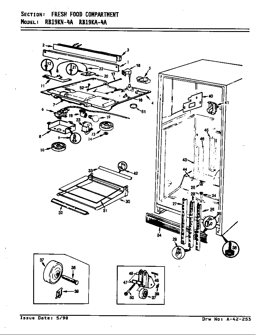 FRESH FOOD COMPARTMENT (RB19KA-4A/AG65A) (RB19KA-4A/AG65B) (RB19KN-4A/AG64A) (RB19KN-4A/AG64B)