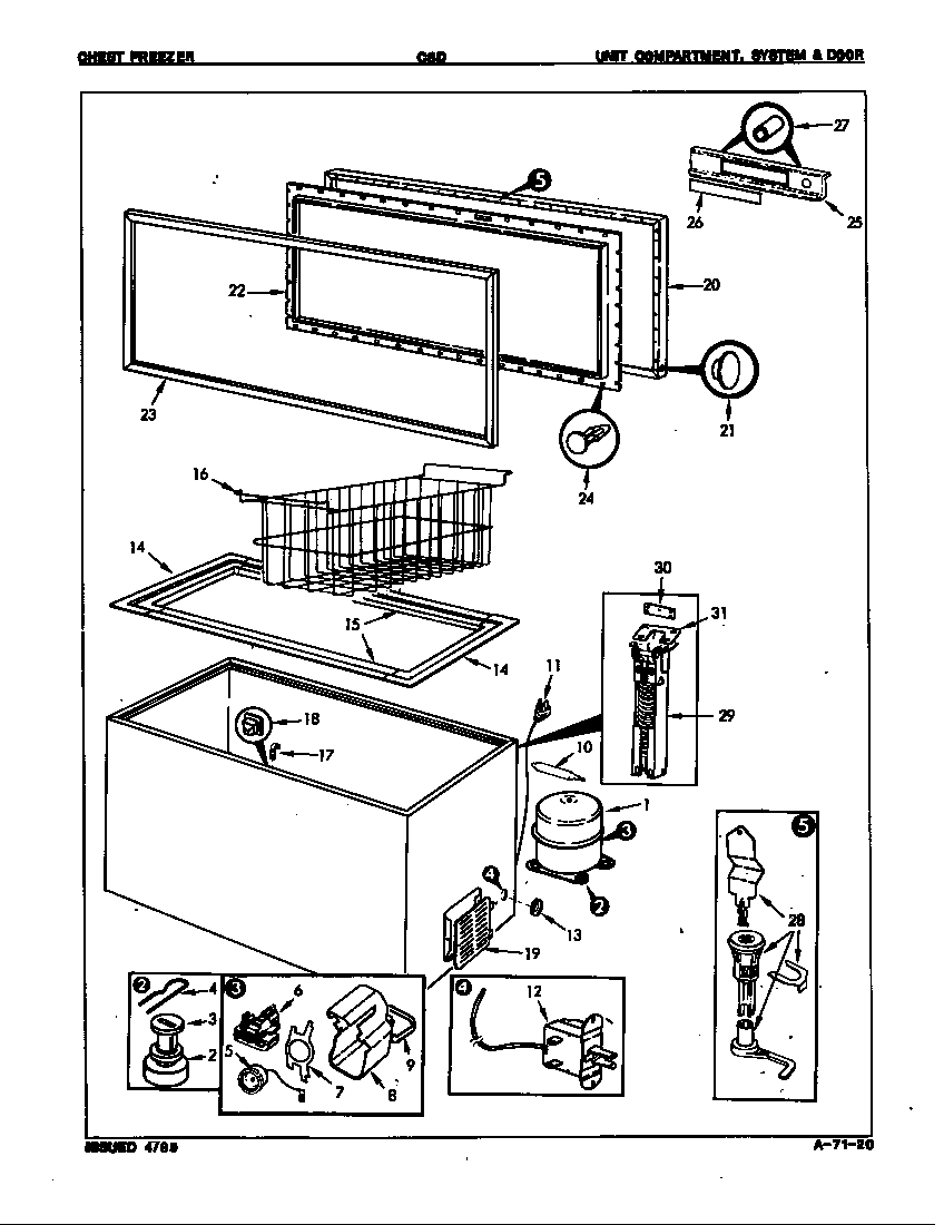 Unit compartment & system