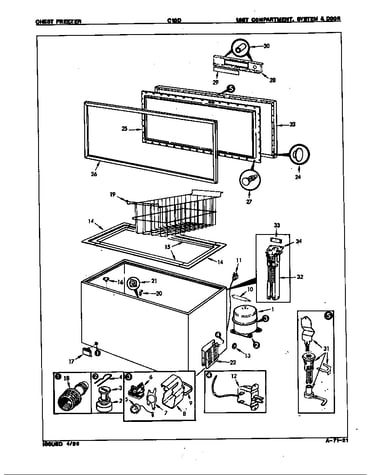 Unit compartment & system