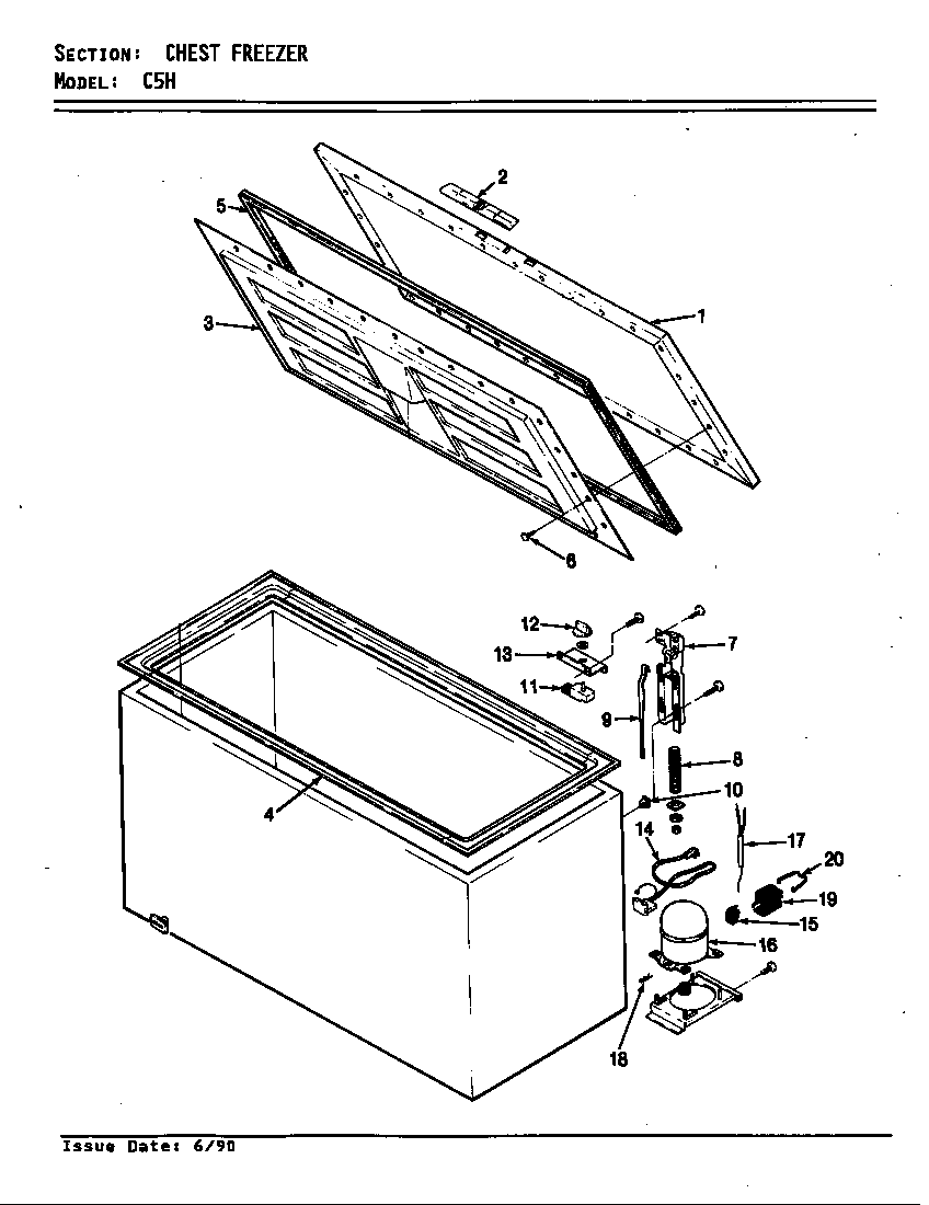 Chest freezer