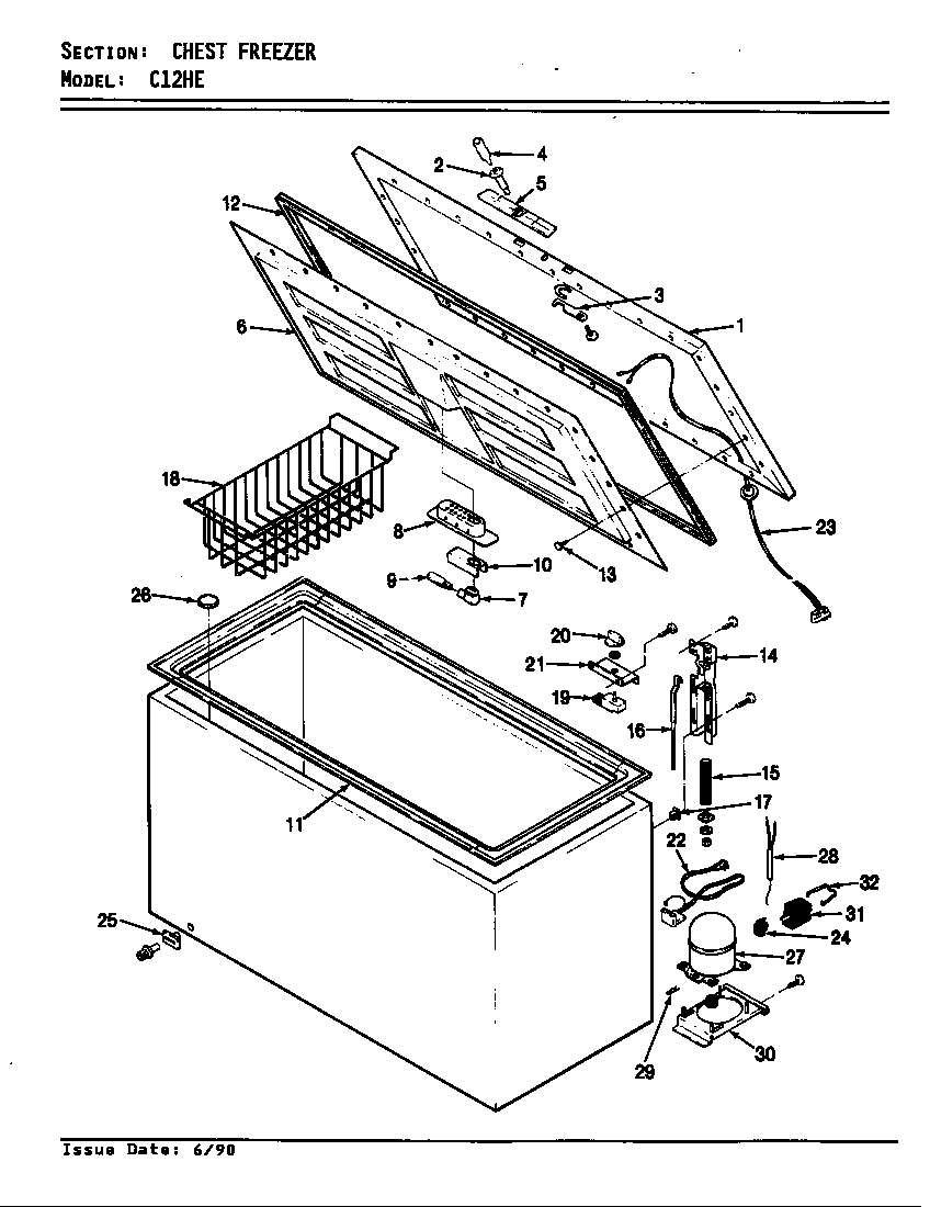 Chest freezer