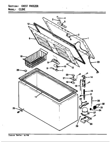 Chest freezer