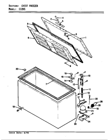Chest freezer