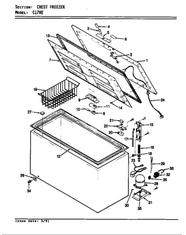 Chest freezer