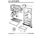 Magic Chef RB15KA-0AL/AG07A fresh food compartment diagram