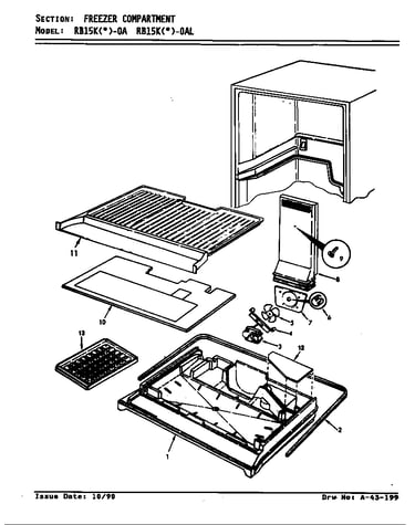 Freezer compartment