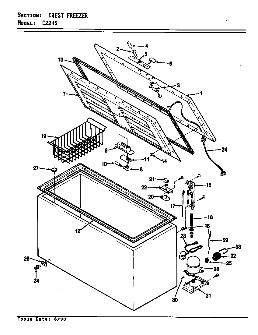 Chest freezer