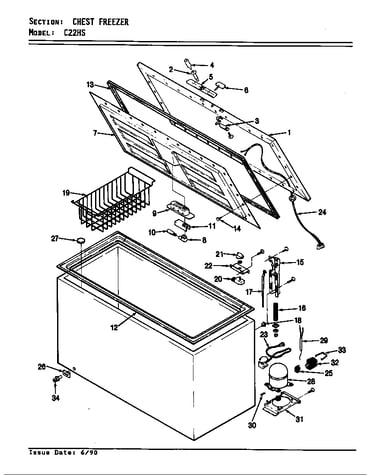 Chest freezer