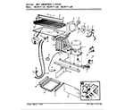 Magic Chef RB17KA-1AL/AG22A unit compartment & system diagram