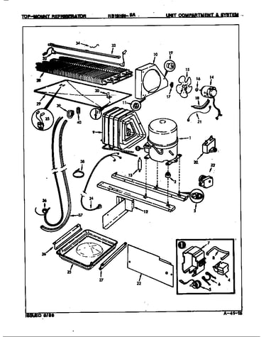 Unit compartment & system