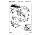 Magic Chef RB23JA-4AW/9A87A unit compartment & system diagram