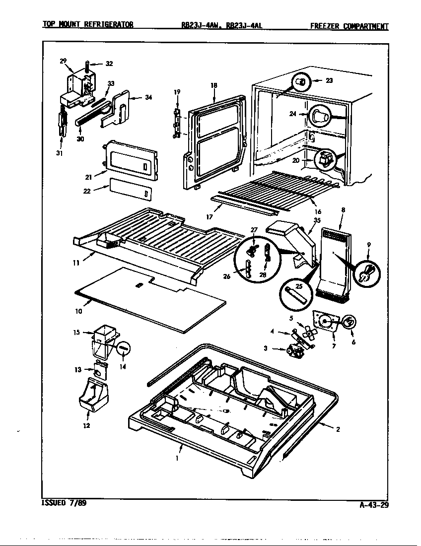 Freezer compartment