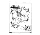 Magic Chef RB23JA-4A/9A26A unit compartment & system diagram