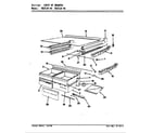 Magic Chef RB23JA-4A/9A26A chest of drawers diagram