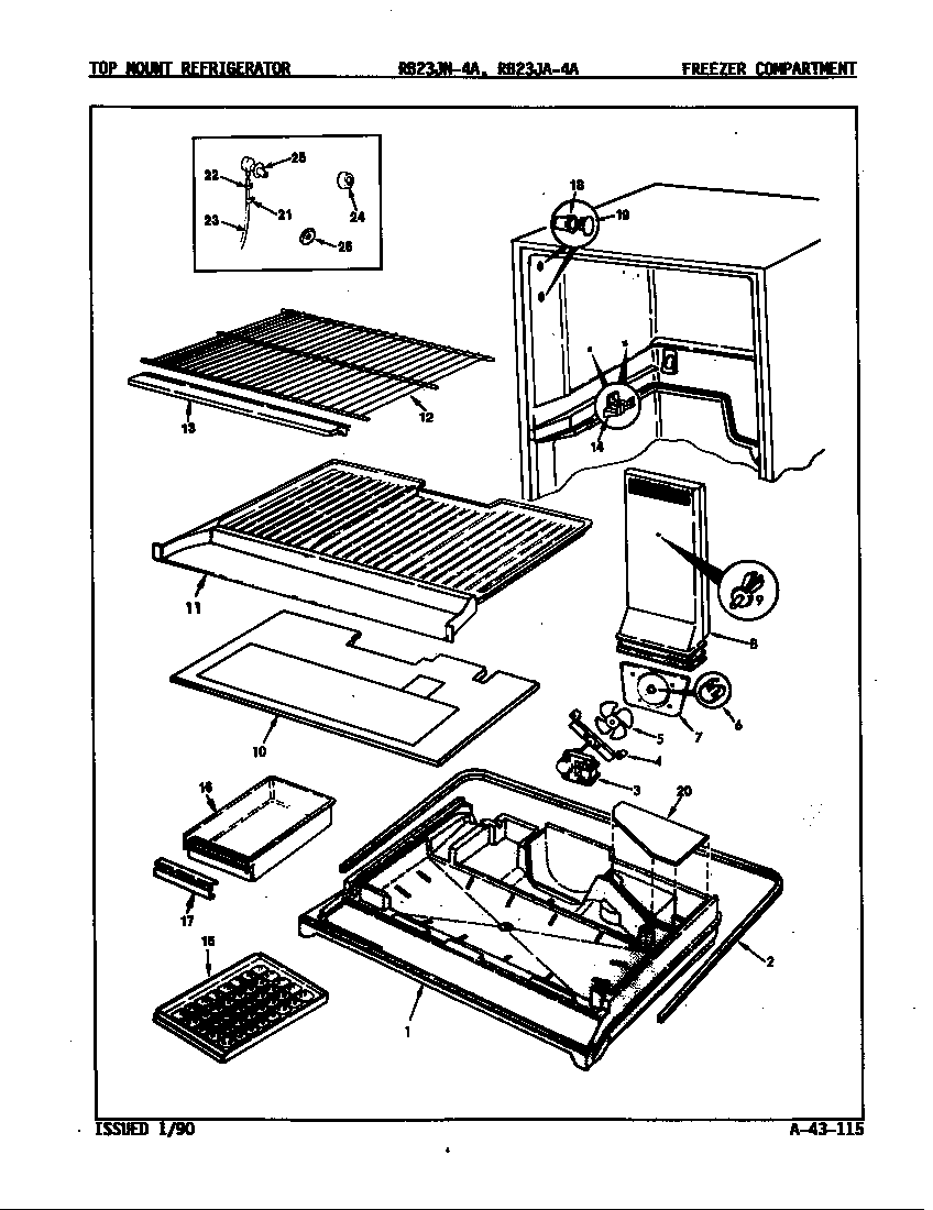 Freezer compartment
