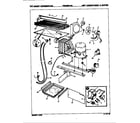 Magic Chef RB23HY-3A/8C70A unit compartment & system diagram