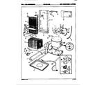 Magic Chef RC24HY-3AW/8N13A unit compartment & system diagram