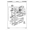 Magic Chef RC24HY-3AW/8N13A freezer compartment diagram