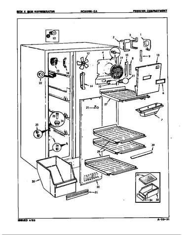 Freezer compartment
