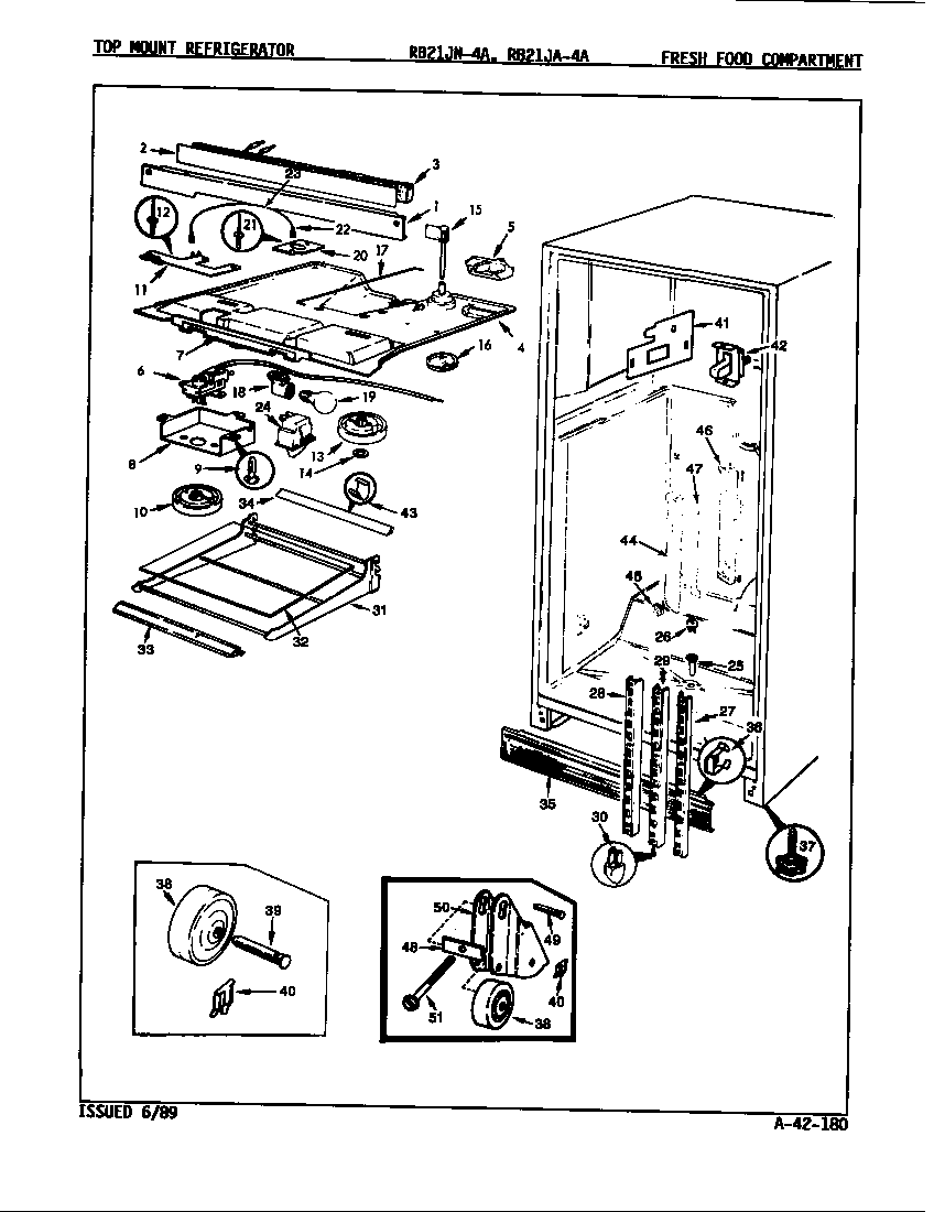 FRESH FOOD COMPARTMENT (RB21JA-4A/9A24A) (RB21JN-4A/9A23A)