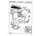 Magic Chef RB21JN-4A/9A23C unit compartment & system diagram