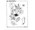Maytag KRC22KA3W2/AP36A freezer compartment diagram