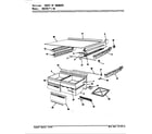 Magic Chef RB23KN-4A/AG95A chest of drawers diagram