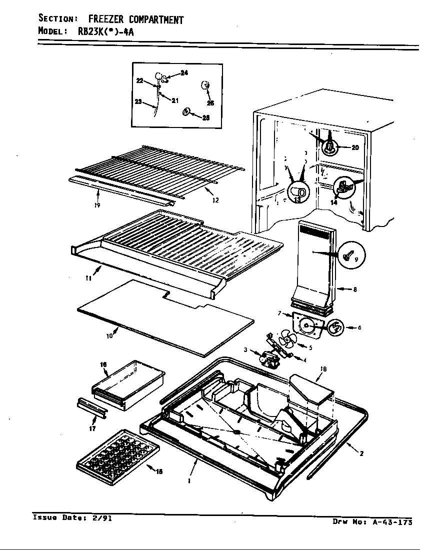 Freezer compartment