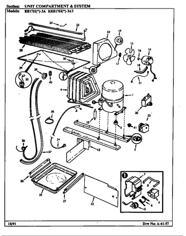 Unit compartment & system