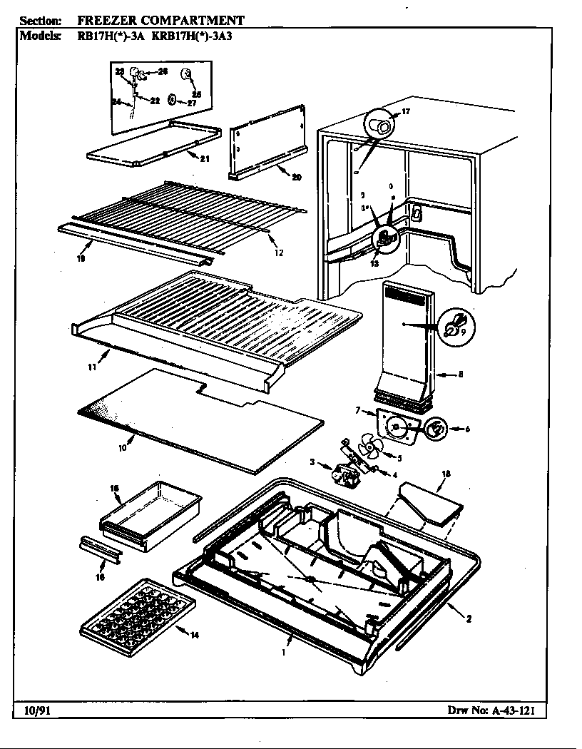 Freezer compartment
