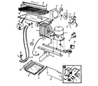 Magic Chef RB17HA-2A/8C64A unit compartment & system diagram