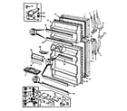 Magic Chef RB17HN-2A/8C64A doors diagram