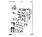 Magic Chef RB17HN1AF/8C62A unit compartment & system diagram