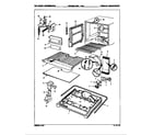 Magic Chef RB23HY-3AW/8B23A freezer compartment diagram