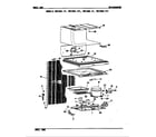Magic Chef RB15GA-1P unit compartment & system diagram