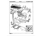Magic Chef RB15HY-1A/8C50A unit compartment & system diagram