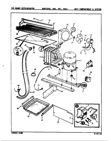 Unit compartment & system