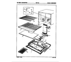 Maytag NNT176J/8A28A freezer compartment diagram