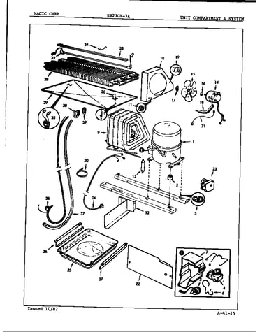Unit compartment & system