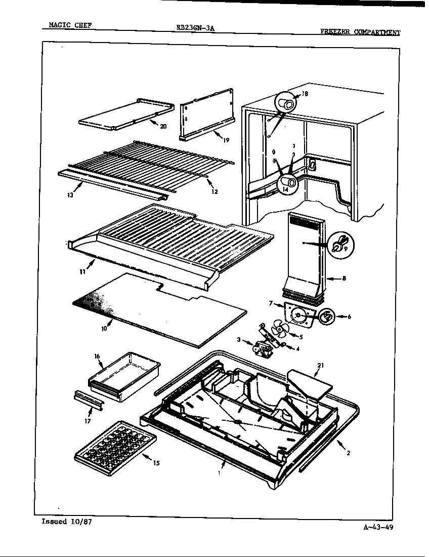 Freezer compartment