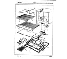 Magic Chef RB19GN-3A/7C39A freezer compartment diagram