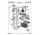 Maytag BPNS24H9H/7N17A freezer compartment diagram