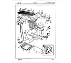 Magic Chef RB17GA-3A/7C29A unit compartment & system diagram