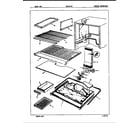 Magic Chef RB19FA-2A/7C18A freezer compartment diagram