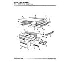 Magic Chef RB23KN-4AL/AG96C chest of drawers diagram
