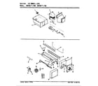 Magic Chef RB23KA-4AL/AG96C ice maker & bin diagram